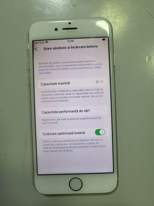 8 Whte TuchID defect Impecabil ca Nou Poze Reale