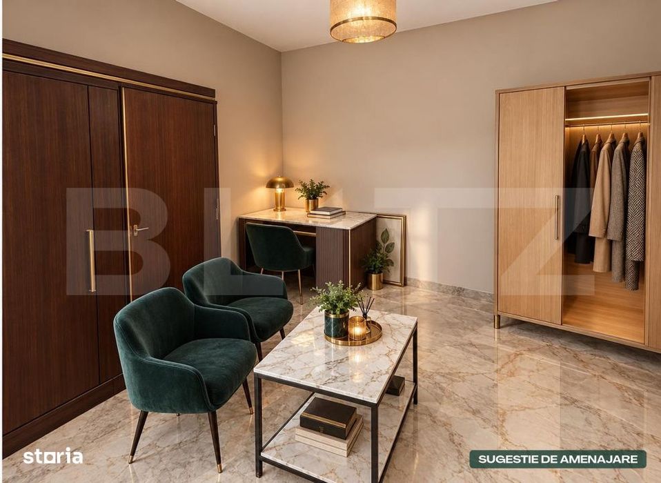 Apartament cu 2 camere, 44 mp, zona Primaverii