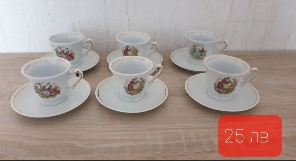 Чаши различни модели и сервизи