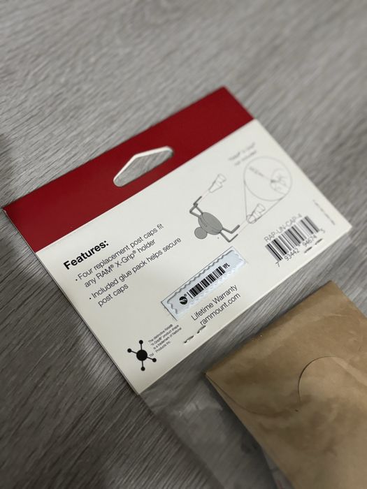 Set 4 capete de cauciuc suport Ram mount originale pentru motociclete