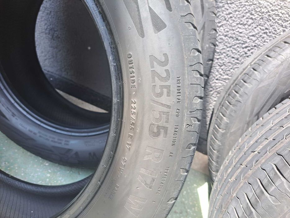 Летни гуми 225 55 17  continental conti eco contact 6 дот 2021г 4 броя