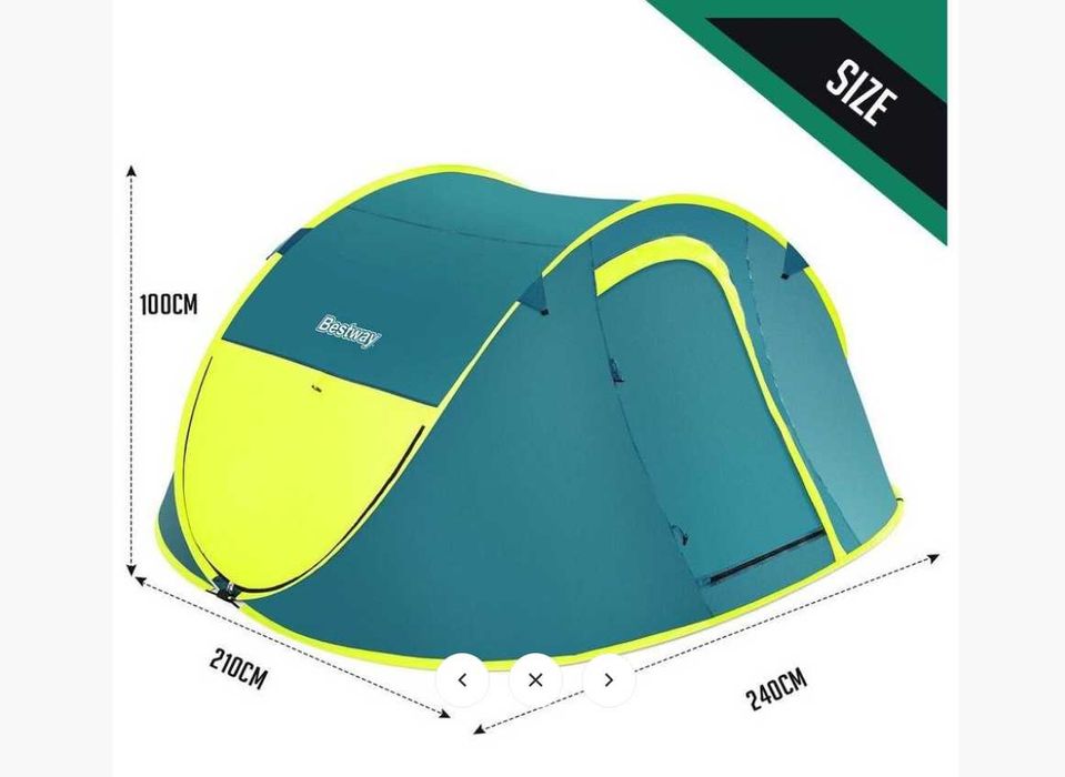 Палатка для кемпинга 2-местная-240x210x100 см BW-68087 Есть доставка