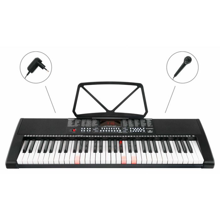 Set orga McGrey LK-6120-MIC clape luminate negru