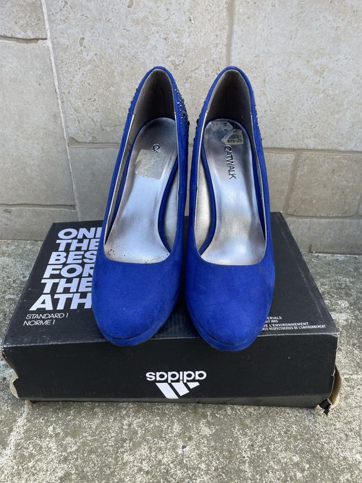 Pantofi de ocazie catwalk- albastru 38