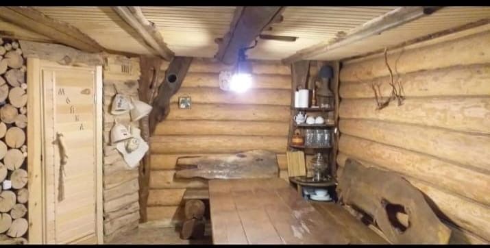 Русская баня на дровах