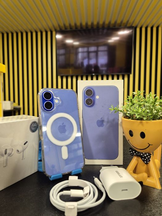 Iphone 16,256гб,98%,Kaspi0-0-24