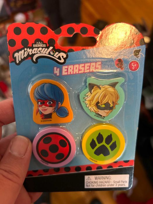Miraculous Ladybug Калинката гумички за изтриване