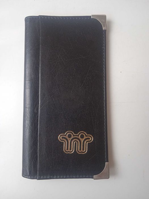 Калъфче за документи - естествена кожа