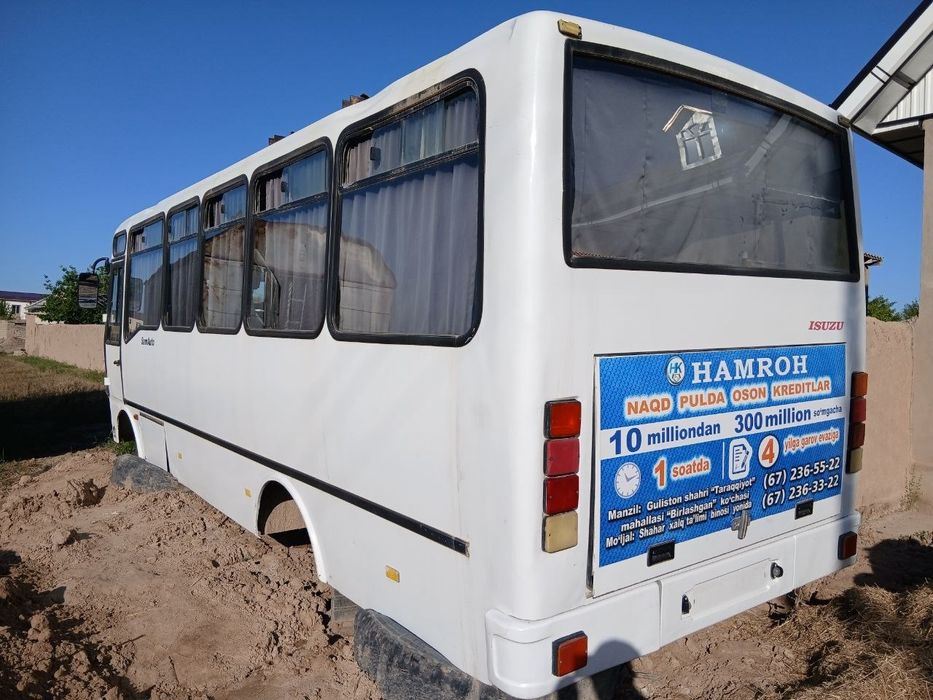 Aftobus kuzif sotiladi sastayaniyasi yaxshi holatda odam tashib yurgan