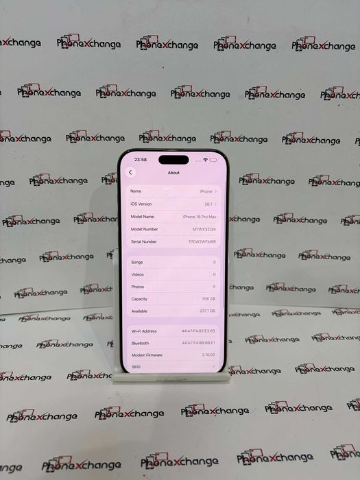 iPhone 16 Pro Max 256GB Desert Neverlocked