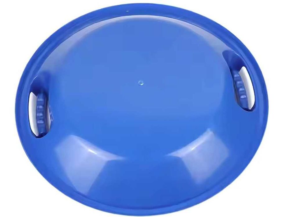 Sanie tip farfurie rotunda din plastic pentru zapada cu manere 62cm