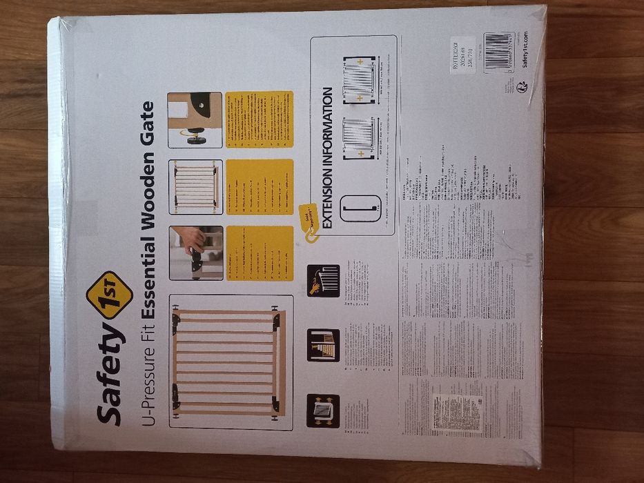 Дървена предпазна преграда за врата Safety 1st