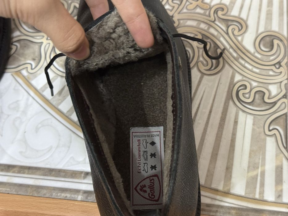 Кожаные ботинки 39-40