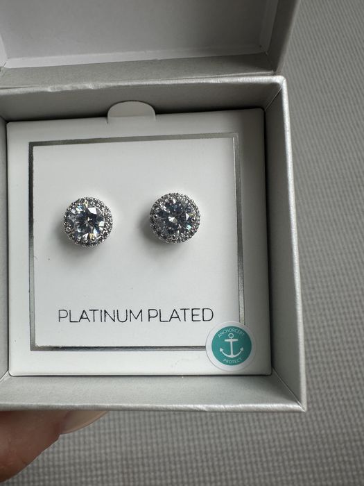Cercei placați cu platină Icons Signature by Avon