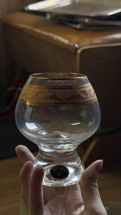 оригинальные коньячные бокалы Bohemia