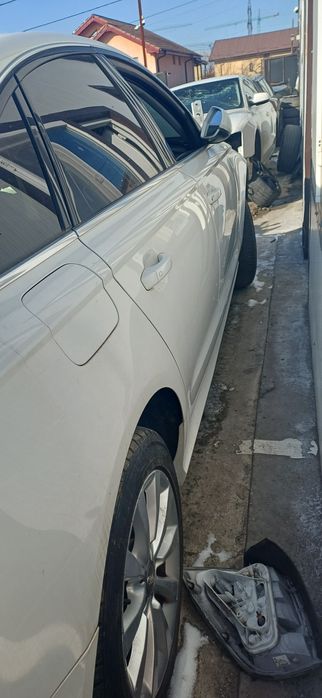 Bara spate audi a6 c7 alb