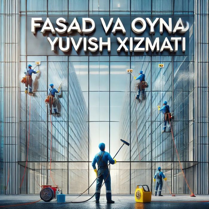 Oyna fasad alkafon yuvish hizmati