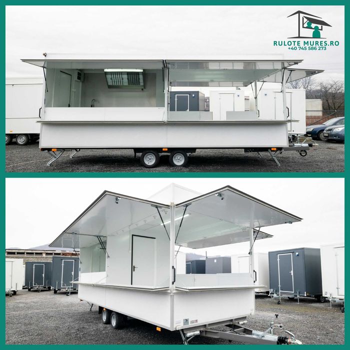 Rulote comerciale profesionale FAST FOOD,food truck, proiectare 3D