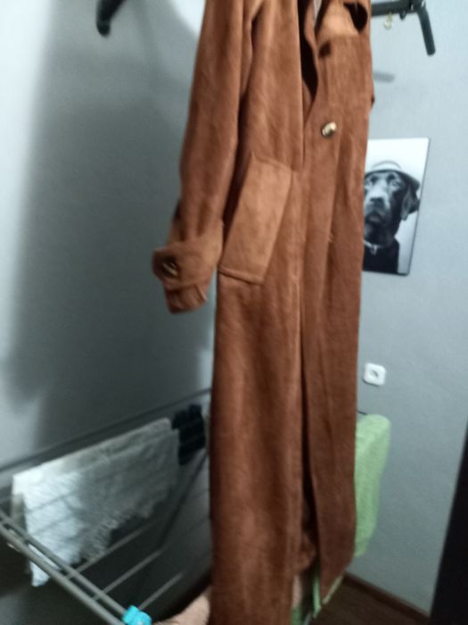 Продаю стильный плащ. Под замшу