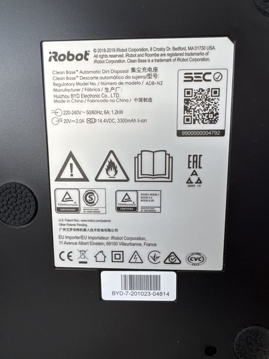 Робот-пылесос iRobot Roomba s9 Plus