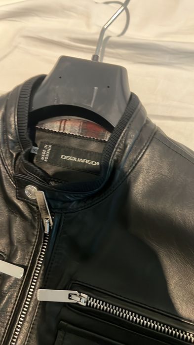 Кожено яке  dsquared2 size 50