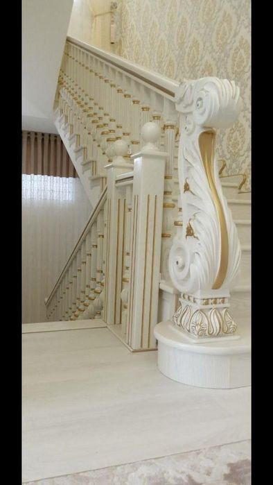 Buyurtma asosida MDF va shponli zinalar