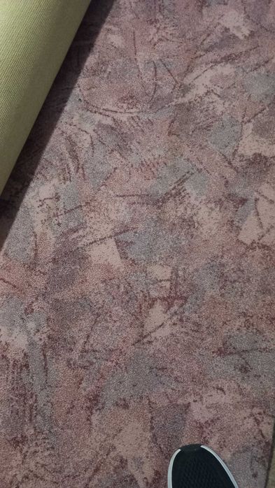 Мокет, пъстър, розов