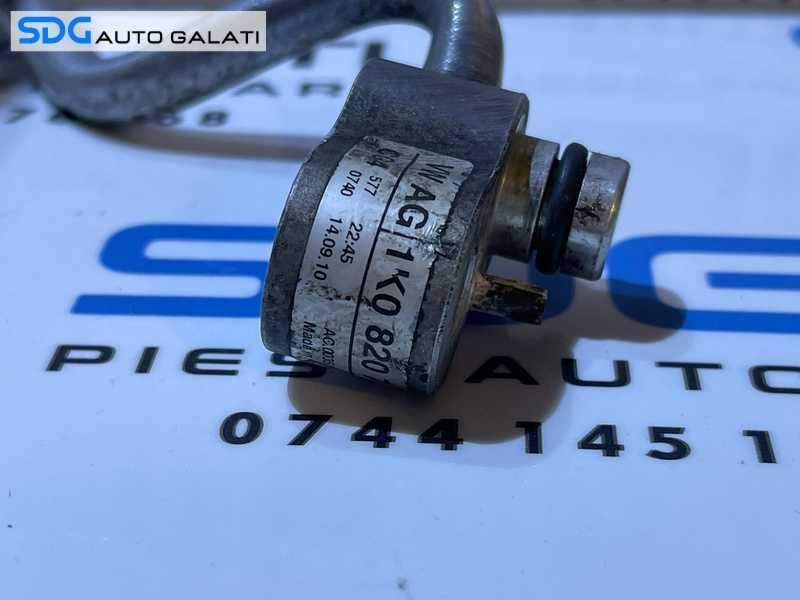 Teava Conducta Furtun Compresor AC Aer Conditionat VW Jetta 2.0 TDI CBDA CBDB CEGA CLCA 2006 - 2008 Cod 1K0820741CM [M4113]