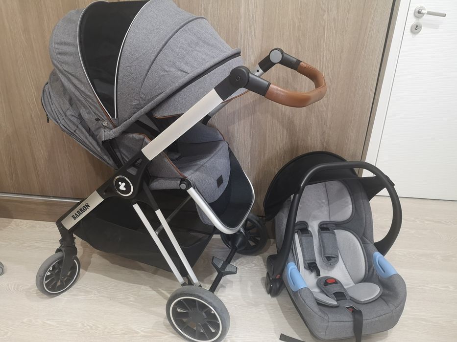 Като нова! Швейцарска Комбинирана бебешка количка