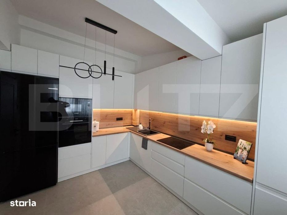 Apartament modern cu 3 camere, 80 mp, complex rezidential,  Burdujeni