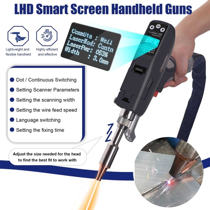 Aparat de sudura laser RECI 4 in 1, 2000W