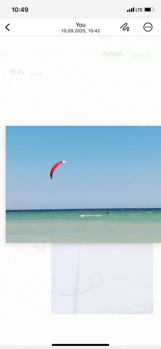 Vând pachet zmeu kite Flysurfer soul1 de 10m+ 7m ,  kite foil ozone R1