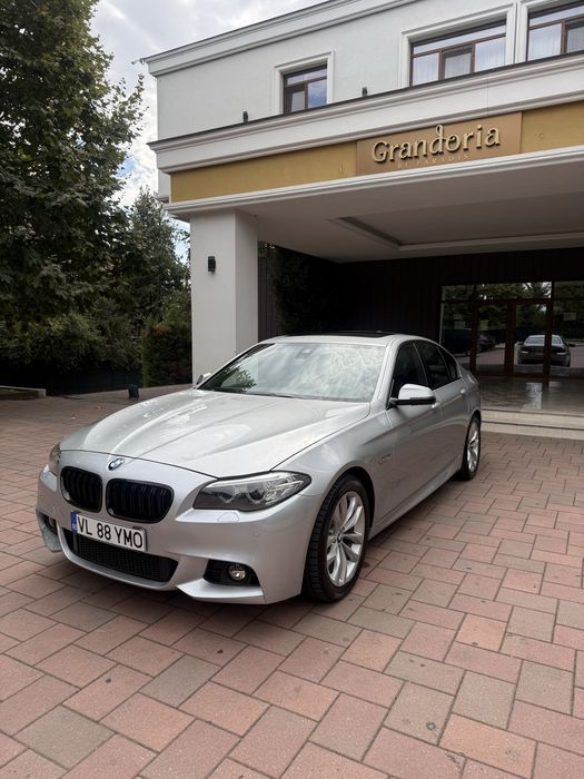 BMW 520d F10 LCI B47 | M-Pachet | HUD | Trapă | 6WB | Cameră