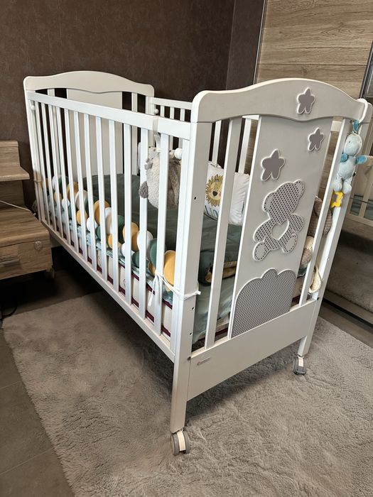 Бебешко легло Banbino casa + мартак baby bypierre cardin