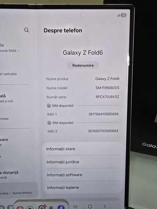 Samsung Z Fold 6 512gb Amanet BKG