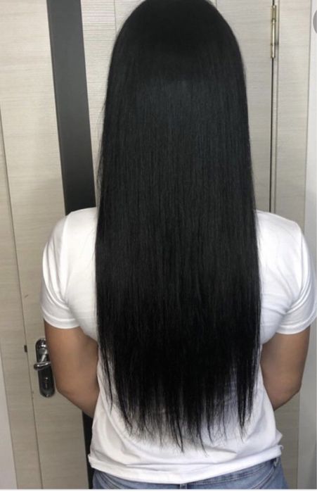 Нарощенные волосы темные фото Нарощенные волосы темные фото