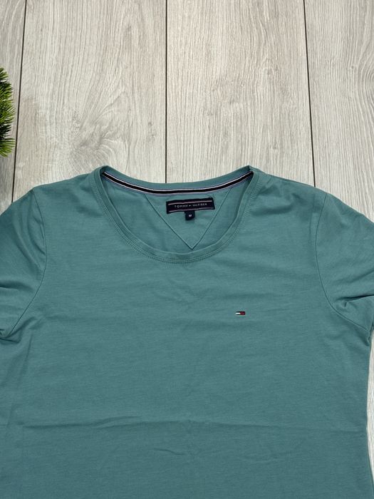 Tommy Hilfiger turquoise women’s tee – mărimea M