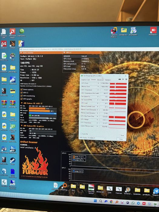 видеокарта RX6600XT