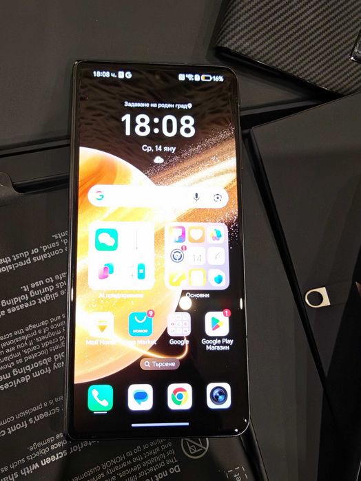 Honor Мagic V3 - В ГАРАНЦИЯ - Перфектно състояние.