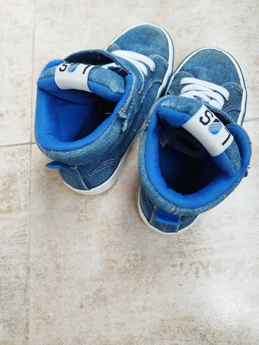 Детски плътни кецове от деним Los Angeles