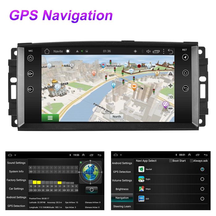 Мултимедия android Jeep Compass Commander навигация андроид + камера