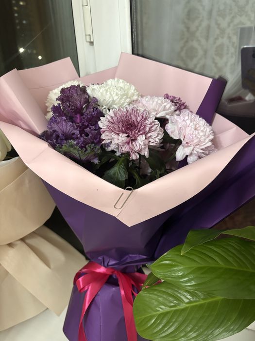 Цветы свежий 3 букет