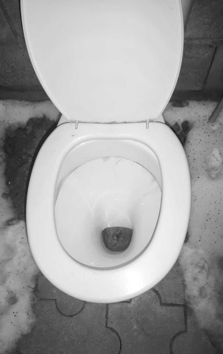 Унитаз в приличном состоянии