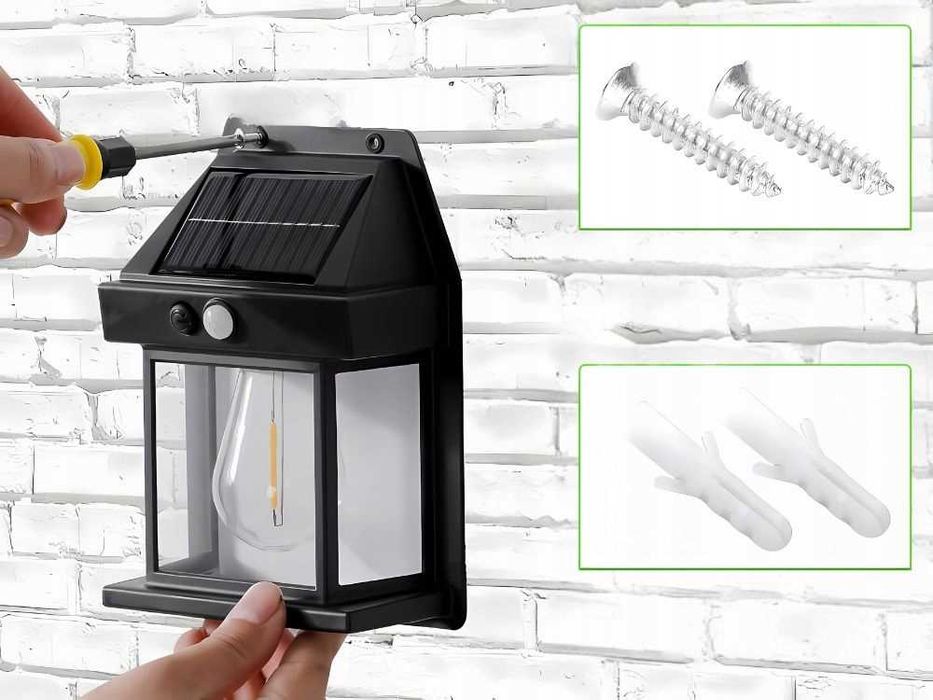 Lampa solara cu senzor de miscare si 3 moduri de iluminare 600 lumeni