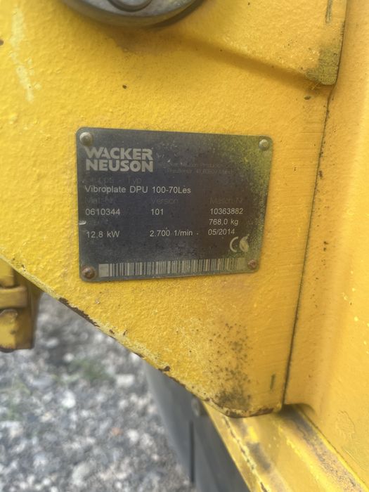 Waker neuson Talpa/placa/cilindru compactor compactoare