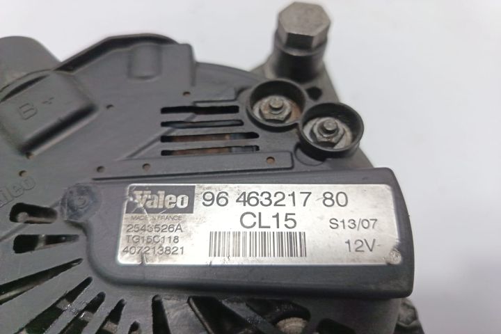 Alternator 9646321780 Peugeot 207 prima generatie