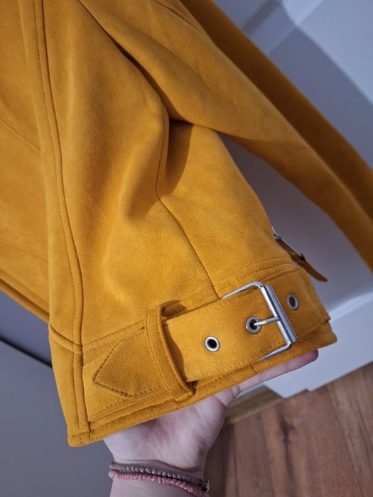 Велурено яке-цвят каки