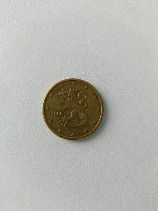 Moneda 50 centi finlanda 2000