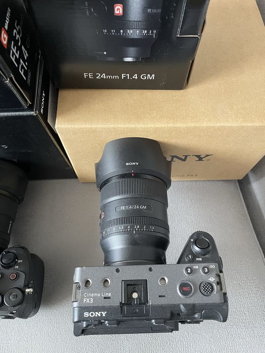 Sony FX3 с + Sony 24mm GM