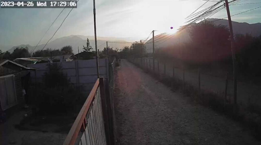 Външна камера за видеонаблюдение с нощно заснемане и сензор за движени